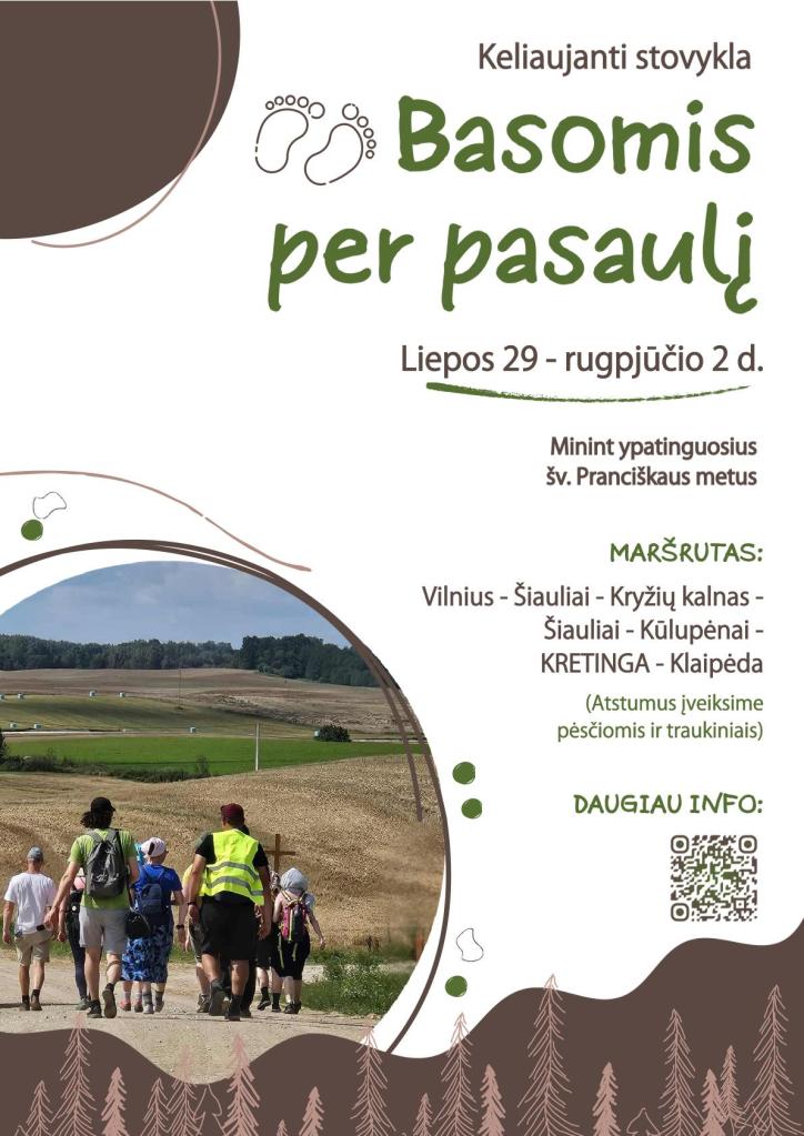 Keliaujanti stovykla “Basomis per&nbsp;pasaulį“